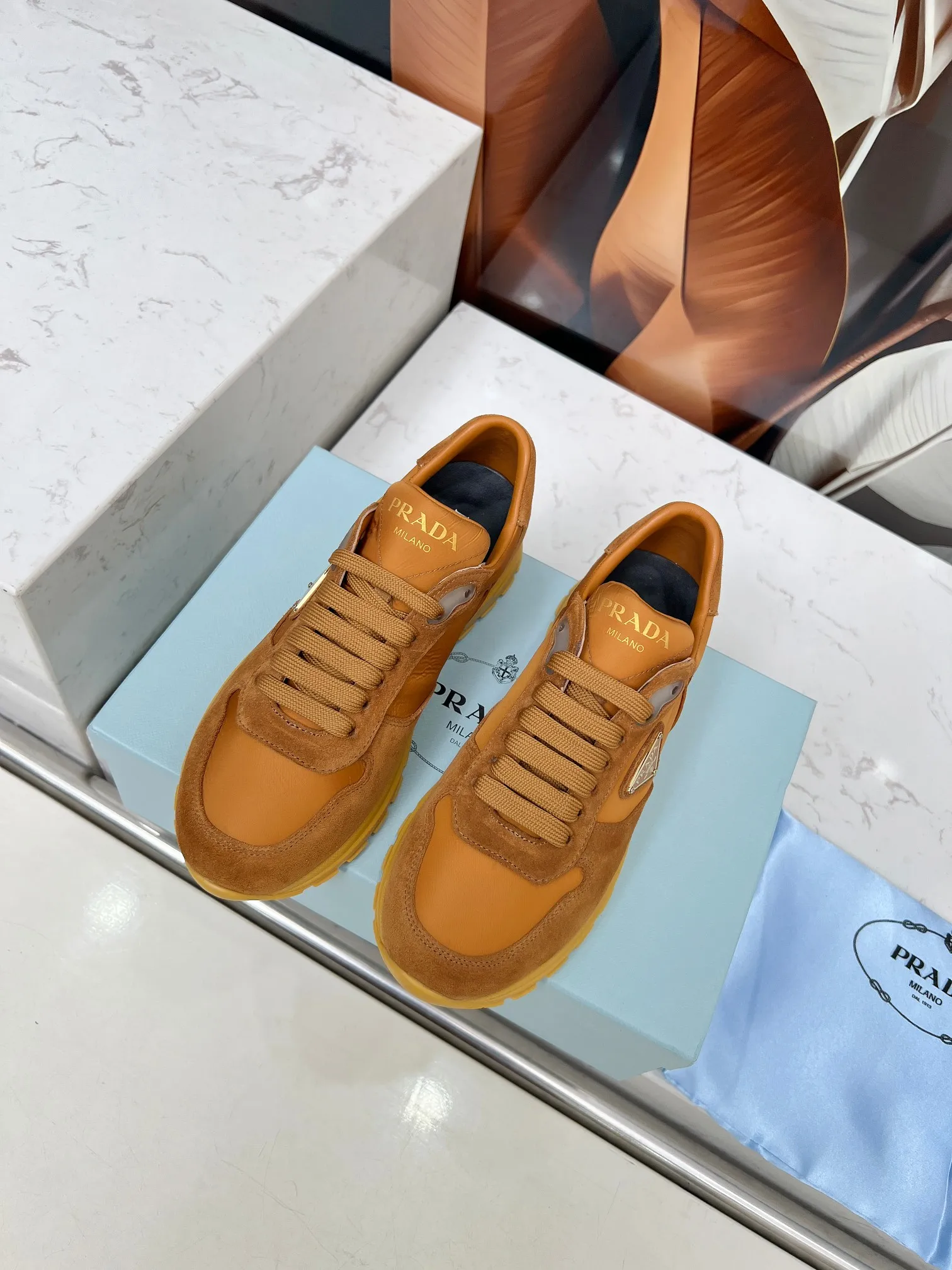 👟👟Ex-factory price 540👟👟 Prada "PRADA.." 2025 explosive model has been shipped. , original 1:1 development, four colors available 35--41 "Code 34 and 41 can be customized and cannot be returned or exchanged"